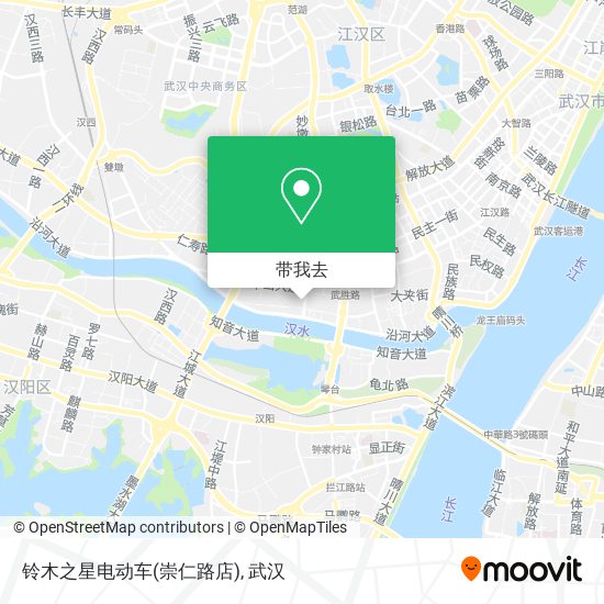 铃木之星电动车(崇仁路店)地图