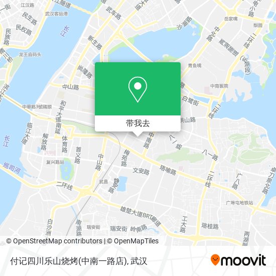 付记四川乐山烧烤(中南一路店)地图