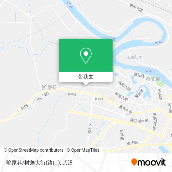 喻家巷/树藩大街(路口)地图