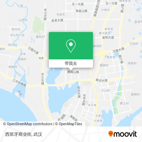 西班牙商业街地图