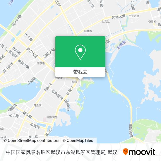 中国国家风景名胜区武汉市东湖风景区管理局地图