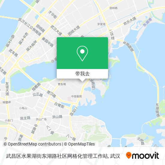 武昌区水果湖街东湖路社区网格化管理工作站地图