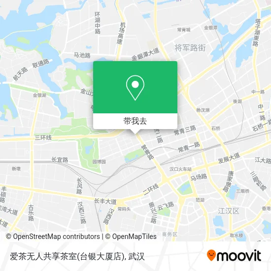 爱茶无人共享茶室(台银大厦店)地图