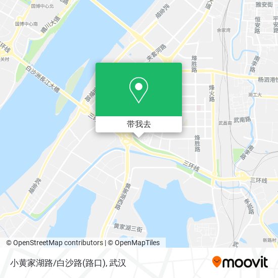 小黄家湖路/白沙路(路口)地图