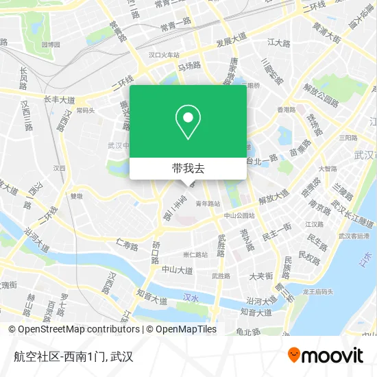航空社区-西南1门地图