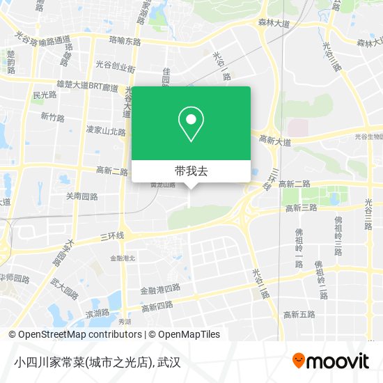 小四川家常菜(城市之光店)地图