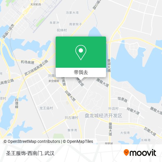 圣王服饰-西南门地图