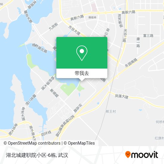 湖北城建职院小区-6栋地图