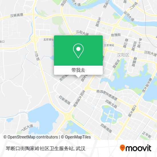 琴断口街陶家岭社区卫生服务站地图