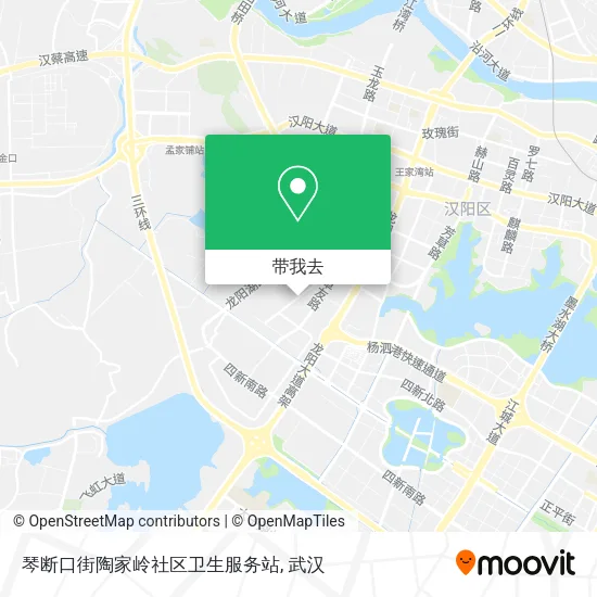 琴断口街陶家岭社区卫生服务站地图