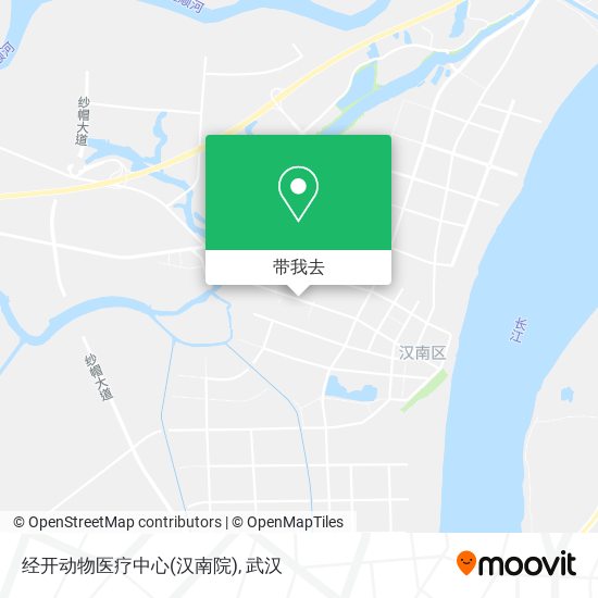 经开动物医疗中心(汉南院)地图
