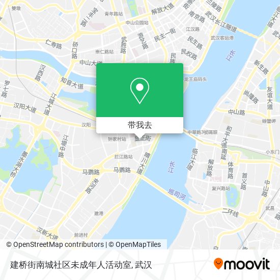 建桥街南城社区未成年人活动室地图