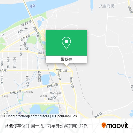 路侧停车位(中国一冶厂前单身公寓东南)地图