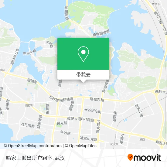 喻家山派出所户籍室地图