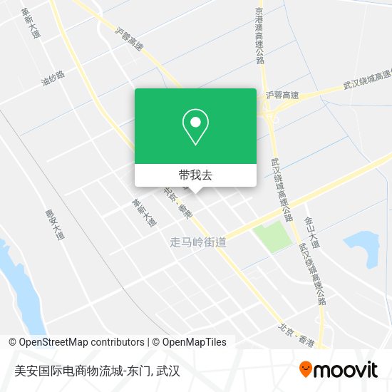 美安国际电商物流城-东门地图