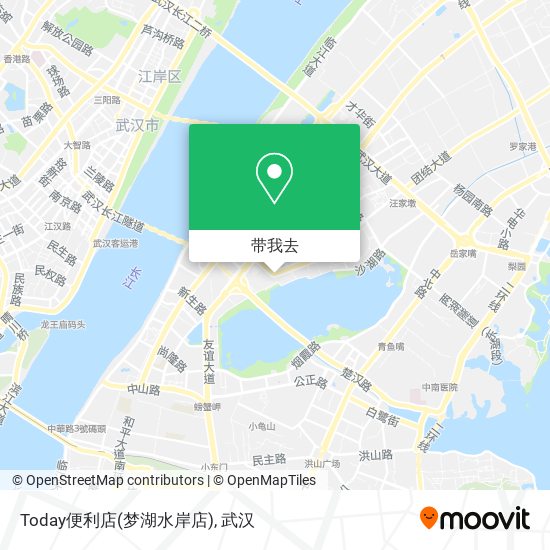 Today便利店(梦湖水岸店)地图
