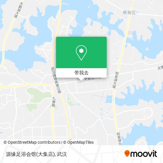 源缘足浴会馆(大集店)地图