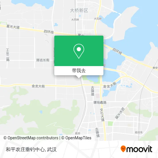和平农庄垂钓中心地图