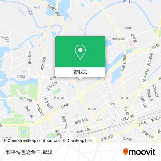 和平特色烧鱼王地图