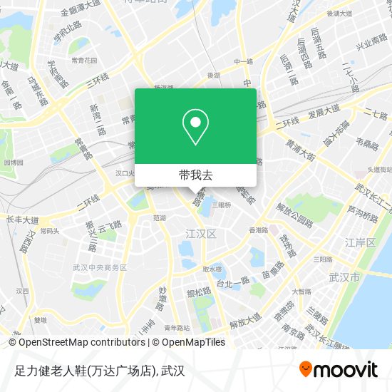 足力健老人鞋(万达广场店)地图