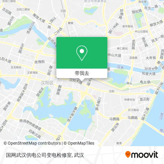 国网武汉供电公司变电检修室地图