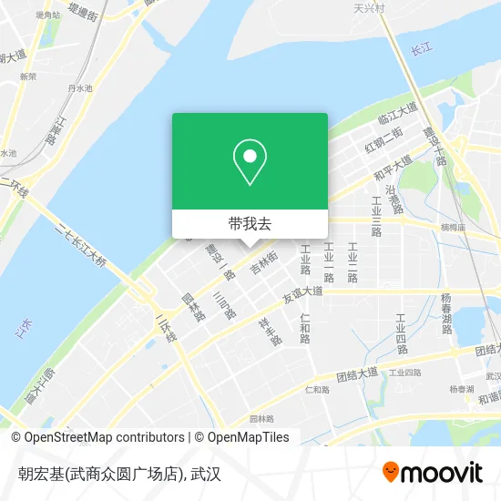 朝宏基(武商众圆广场店)地图