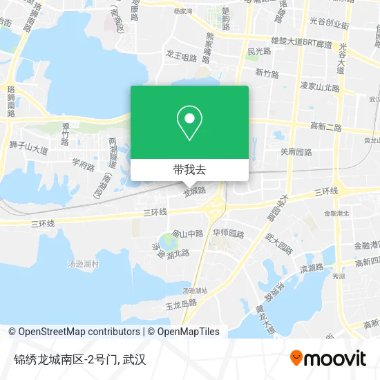 锦绣龙城南区-2号门地图