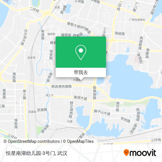 恒星南湖幼儿园-3号门地图