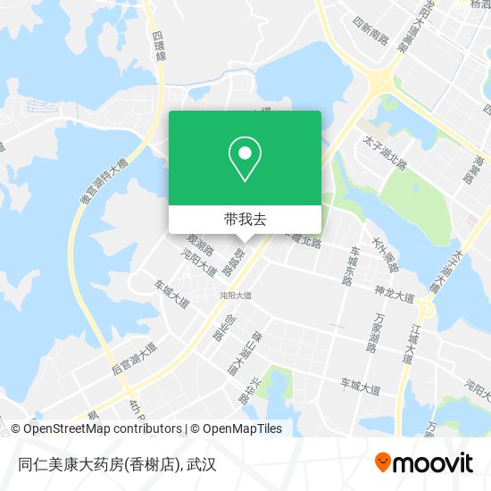 同仁美康大药房(香榭店)地图