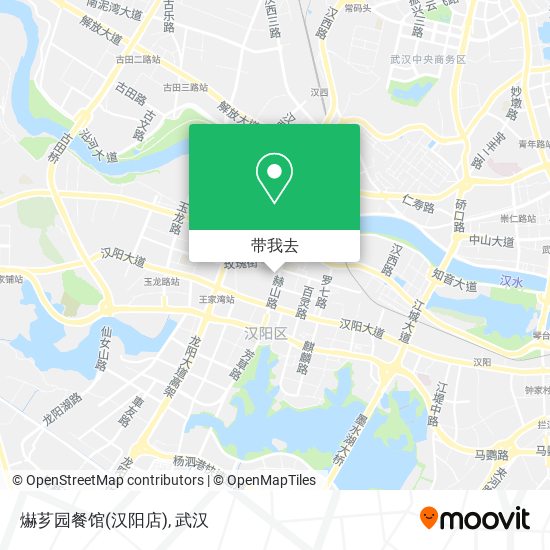 爀芗园餐馆(汉阳店)地图
