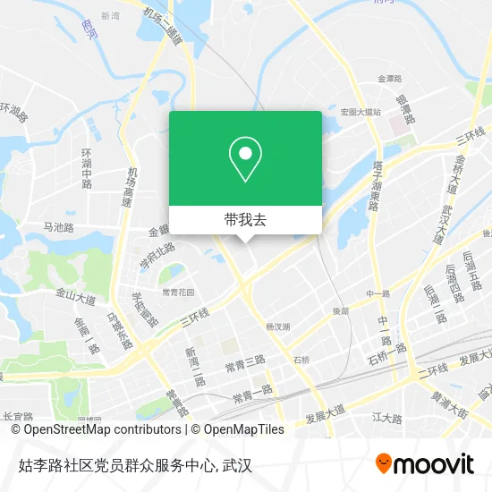 姑李路社区党员群众服务中心地图