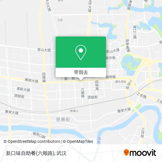 新口味自助餐(六顺路)地图