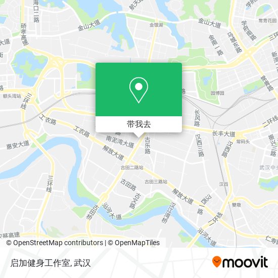 启加健身工作室地图