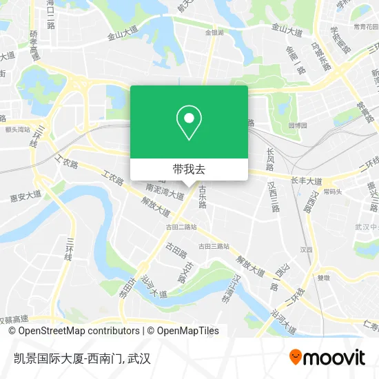 凯景国际大厦-西南门地图