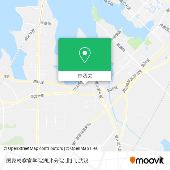 国家检察官学院湖北分院-北门地图