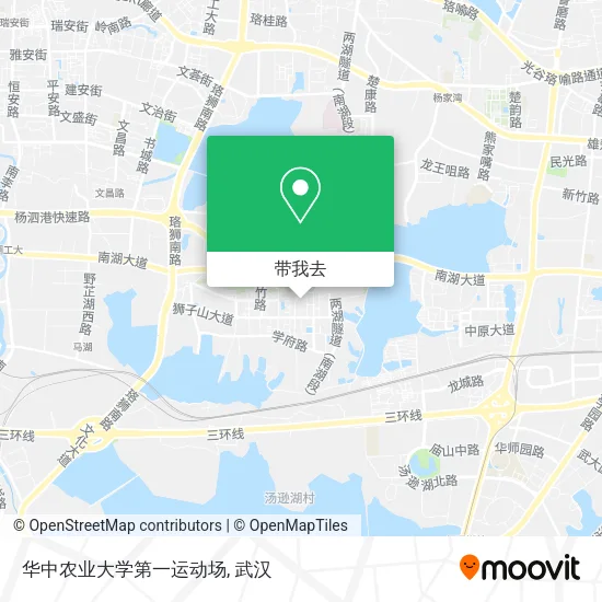 华中农业大学第一运动场地图