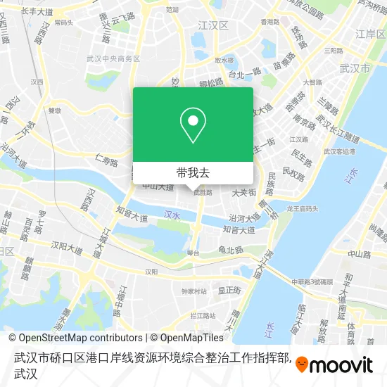 武汉市硚口区港口岸线资源环境综合整治工作指挥部地图