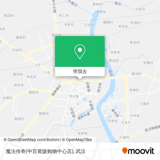 魔法传奇(中百黄陂购物中心店)地图