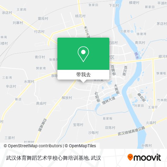 武汉体育舞蹈艺术学校心舞培训基地地图