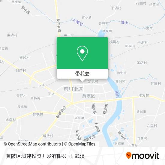 黄陂区城建投资开发有限公司地图