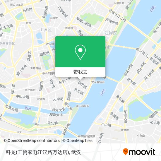 科龙(工贸家电江汉路万达店)地图