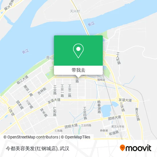 今都美容美发(红钢城店)地图