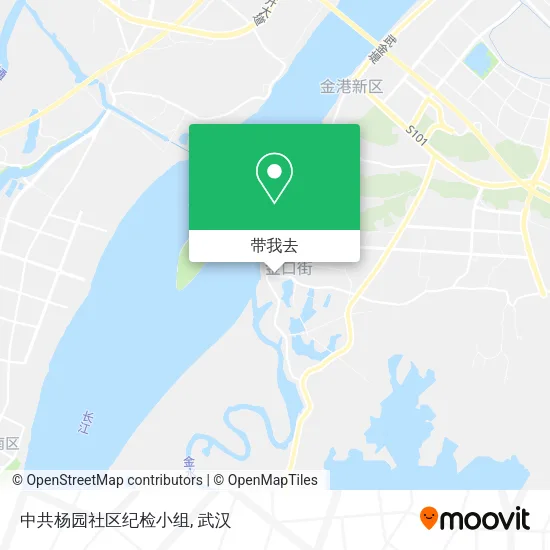 中共杨园社区纪检小组地图