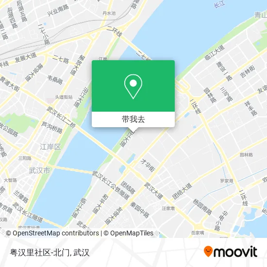 粤汉里社区-北门地图