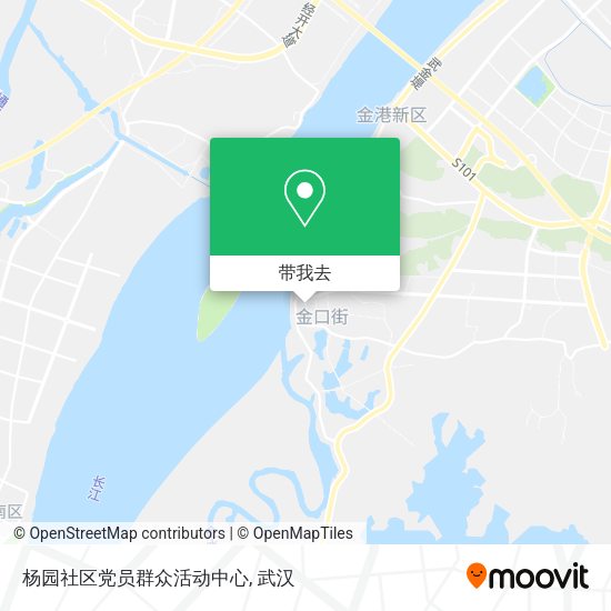 杨园社区党员群众活动中心地图