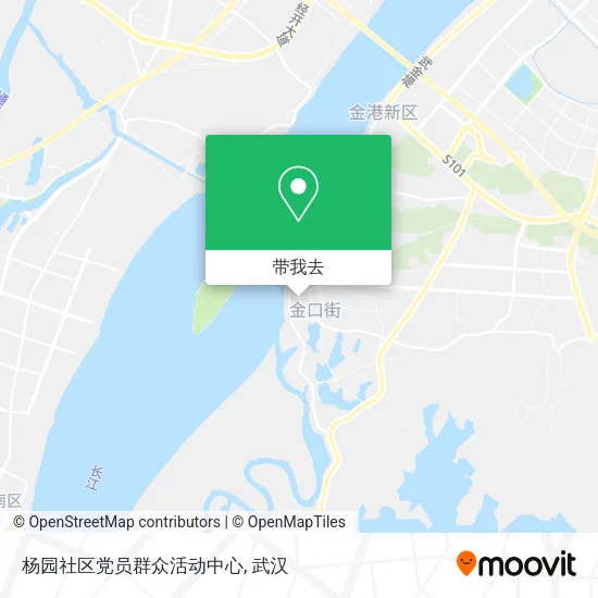 杨园社区党员群众活动中心地图