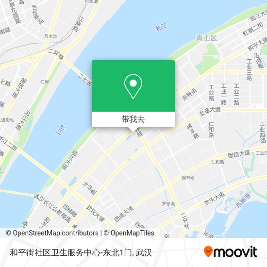 和平街社区卫生服务中心-东北1门地图