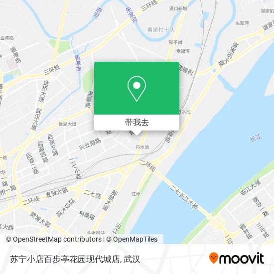 苏宁小店百步亭花园现代城店地图