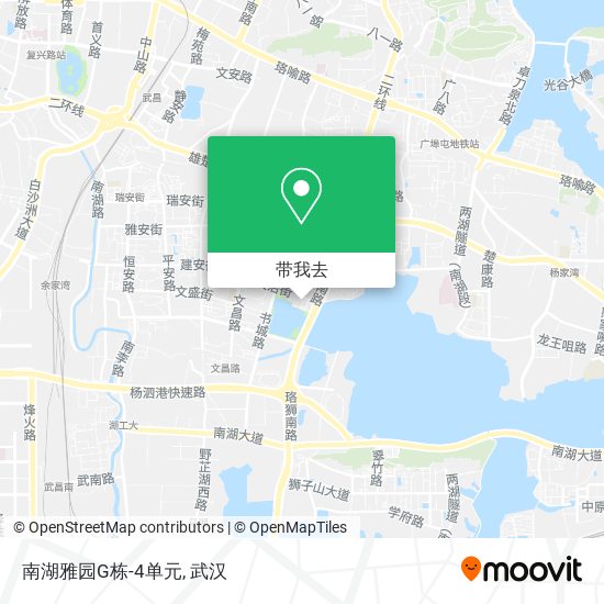 南湖雅园G栋-4单元地图