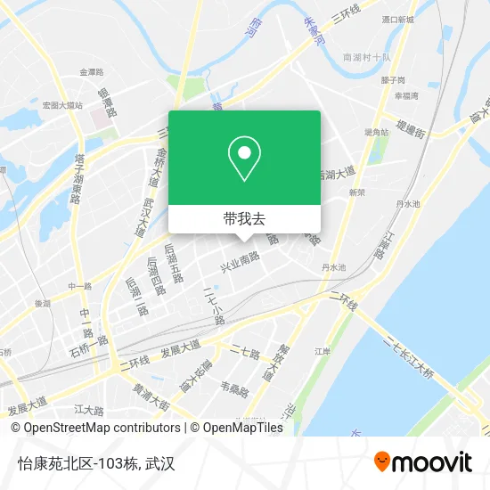 怡康苑北区-103栋地图